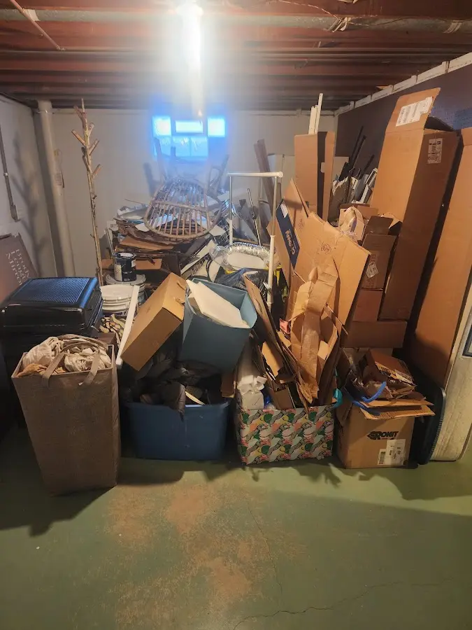 Roll-off dumpster container at job site for Roll Off Dumpster Rental in West Carson